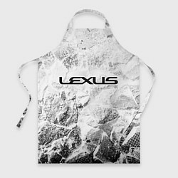 Фартук кулинарный Lexus white graphite, цвет: 3D-принт