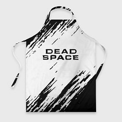 Фартук кулинарный Dead space чёрные краски, цвет: 3D-принт