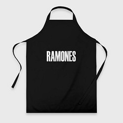 Фартук кулинарный Ramones white logo, цвет: 3D-принт