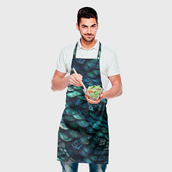 Фартук кулинарный Перламутровая змеиная кожа, цвет: 3D-принт — фото 2