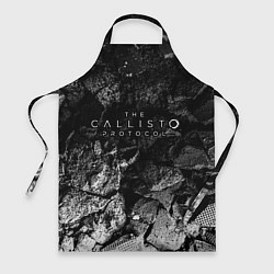 Фартук кулинарный The Callisto Protocol black graphite, цвет: 3D-принт