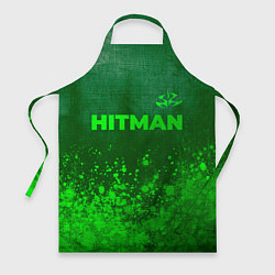 Фартук Hitman - green gradient посередине