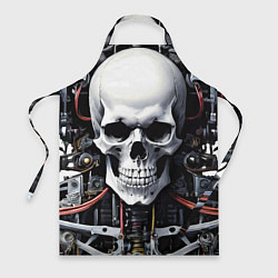 Фартук Cyber skull - ai art