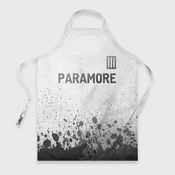 Фартук кулинарный Paramore - white gradient посередине, цвет: 3D-принт