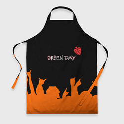 Фартук кулинарный Green day rock, цвет: 3D-принт