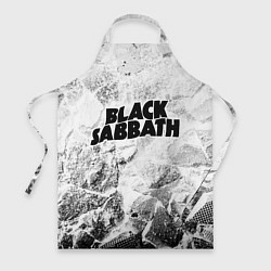 Фартук кулинарный Black Sabbath white graphite, цвет: 3D-принт