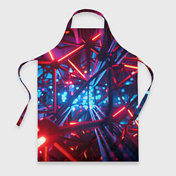 Фартук кулинарный Неоновые трубки, цвет: 3D-принт