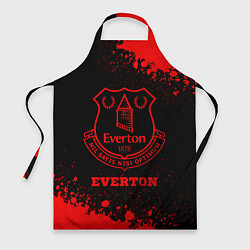 Фартук кулинарный Everton - red gradient, цвет: 3D-принт