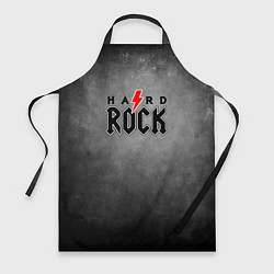 Фартук кулинарный Hard rock on dark grey, цвет: 3D-принт