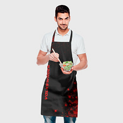 Фартук кулинарный Volkswagen - red gradient вертикально, цвет: 3D-принт — фото 2