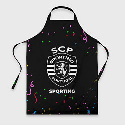 Фартук кулинарный Sporting конфети, цвет: 3D-принт