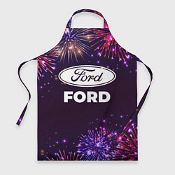 Фартук кулинарный Праздничный Ford, цвет: 3D-принт