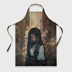Фартук кулинарный Темнокожая красавица, цвет: 3D-принт