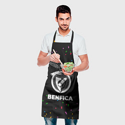 Фартук кулинарный Benfica конфети, цвет: 3D-принт — фото 2