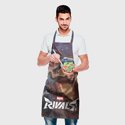 Фартук кулинарный Персонажи Marvel rivals, цвет: 3D-принт — фото 2