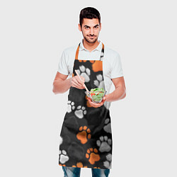 Фартук кулинарный Мохнатые лапки, цвет: 3D-принт — фото 2