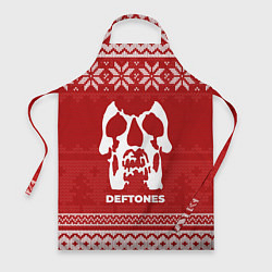 Фартук кулинарный Новогодний Deftones, цвет: 3D-принт