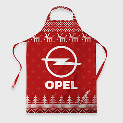 Фартук Новогодний Opel с оленями