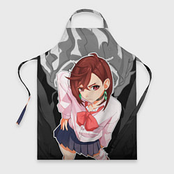 Фартук кулинарный Дандадан: Момо Аясэ, цвет: 3D-принт