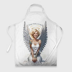 Фартук кулинарный Сияющий ангел, цвет: 3D-принт