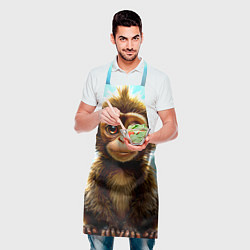 Фартук кулинарный Ушастая макака, цвет: 3D-принт — фото 2
