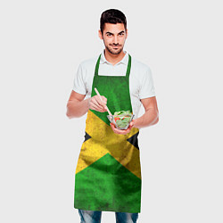Фартук кулинарный Jamaica flag, цвет: 3D-принт — фото 2