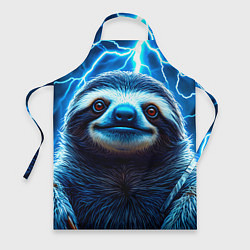 Фартук Ленивец в разрядах молний