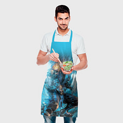 Фартук кулинарный Mortal Kombat - Sub-Zero, цвет: 3D-принт — фото 2