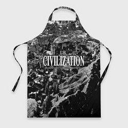 Фартук кулинарный Civilization - global strategy, цвет: 3D-принт