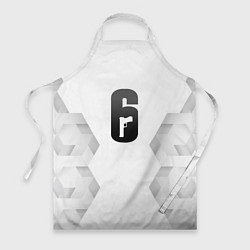 Фартук кулинарный Rainbow Six white poly, цвет: 3D-принт