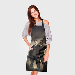 Фартук кулинарный Братья Винчестеры - Сверхъестественное, цвет: 3D-принт — фото 2
