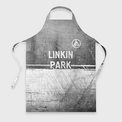 Фартук кулинарный Linkin Park 2024 - grey gradient посередине, цвет: 3D-принт