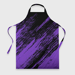 Фартук кулинарный The color is purple and black, цвет: 3D-принт