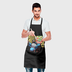 Фартук кулинарный Панда в запое, цвет: 3D-принт — фото 2