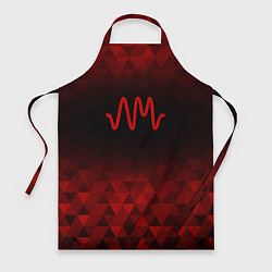 Фартук кулинарный Arctic Monkeys red poly, цвет: 3D-принт