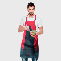 Фартук кулинарный Фигура в чёрном, цвет: 3D-принт — фото 2