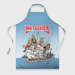 Фартук кулинарный Metallica - on the ship, цвет: 3D-принт