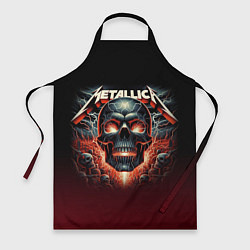 Фартук Metallica - fire skull
