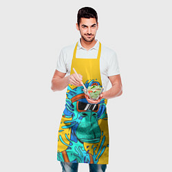 Фартук кулинарный NFT water ape, цвет: 3D-принт — фото 2