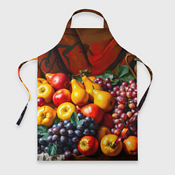 Фартук кулинарный Фруктовый натюрморт, цвет: 3D-принт