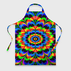 Фартук кулинарный Оптические иллюзии психоделика, цвет: 3D-принт
