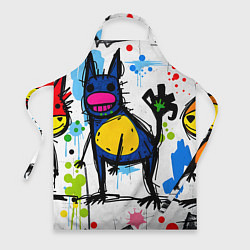 Фартук кулинарный Веселые зверята, цвет: 3D-принт