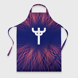 Фартук кулинарный Judas Priest red energy, цвет: 3D-принт
