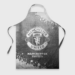 Фартук кулинарный Manchester United - grey gradient, цвет: 3D-принт