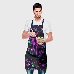 Фартук кулинарный Monster energy неоновые краски, цвет: 3D-принт — фото 2