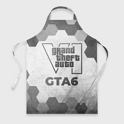 Фартук кулинарный GTA6 - white gradient, цвет: 3D-принт