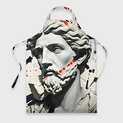 Фартук кулинарный Античный портрет зарисовки, цвет: 3D-принт