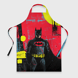 Фартук кулинарный Бэтмен красками, цвет: 3D-принт