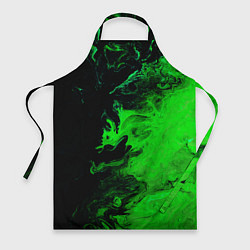 Фартук кулинарный Color green black, цвет: 3D-принт