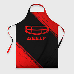 Фартук Geely - red gradient